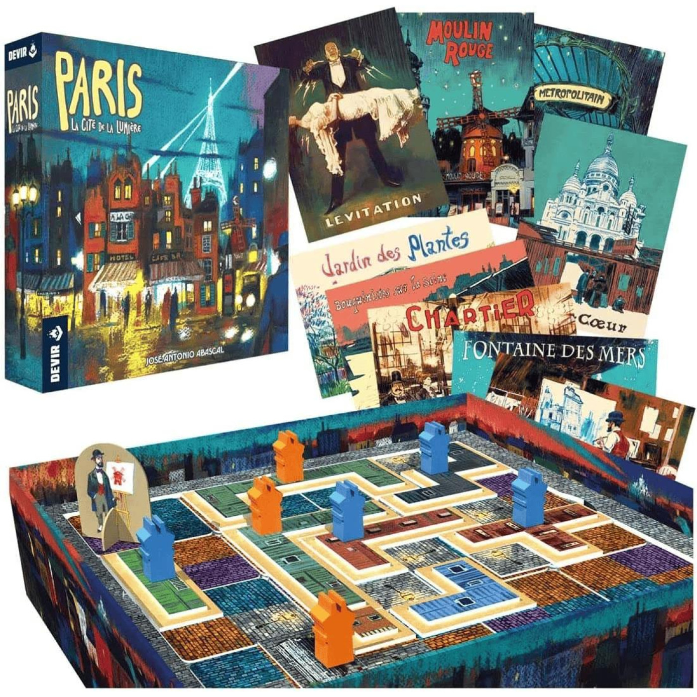 Настольная игра Париж. Мисто вогнив (Paris: La Cite de la Lumiere) (igromopt57)