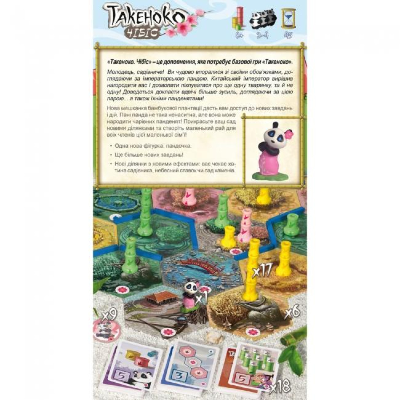 Настольная игра Такеноко: Чибис (Takenoko: Chibis) Ювилейне видання (GKCH015TKC)