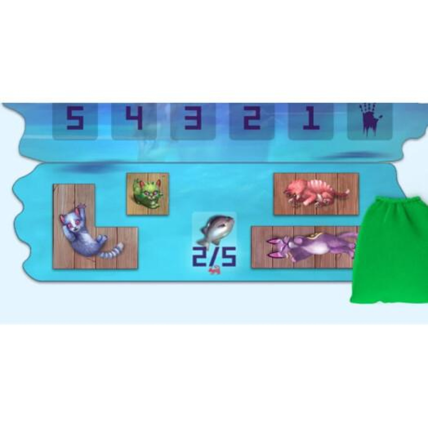 Настольная игра Острив котив: Кошенята и звирята (The Isle of Cats: Kittens + Beasts) (GKCH045OKK)