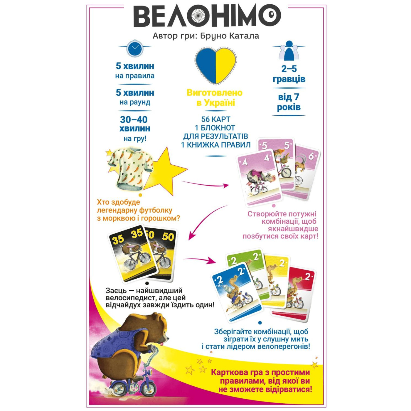 Настольная игра Велонимо (Velonimo) (GKCH087VN)