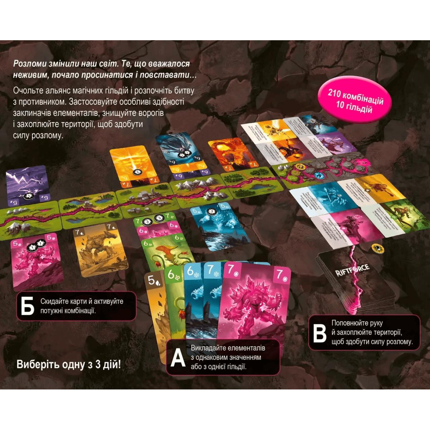 Настольная игра Riftforce. Сила розлому (GKCH069RF)