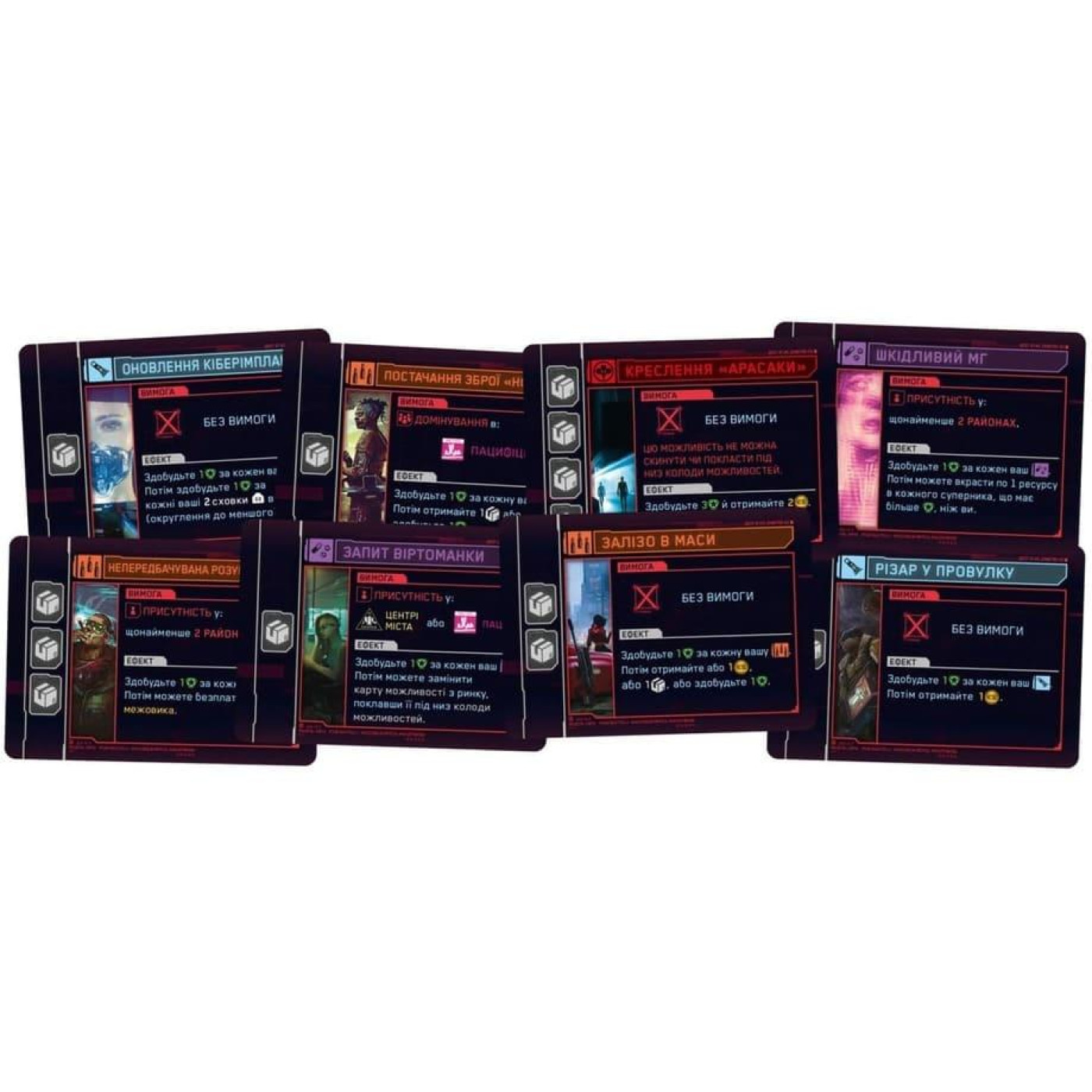 Настільна гра Cyberpunk 2077. Банди Найт-Сіті (Gangs of Night City) (GKCH228nc)