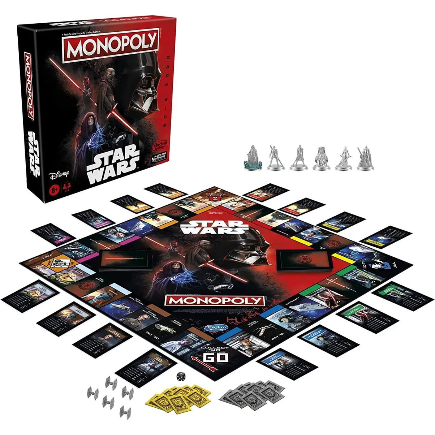 Настольная игра Настильна гра Hasbro Monopoly: Star Wars - Dark Side Edition (Монополия Зоряни вийни - Темна Сторона (MNPE014) U1