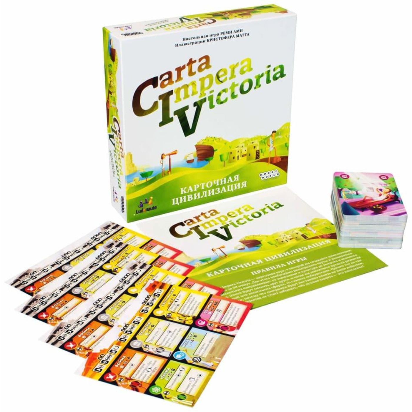 Asmodee Carta Impera Victoria (CIV): Gioco Di Carte Per Costruire Civiltà E Diplomazia