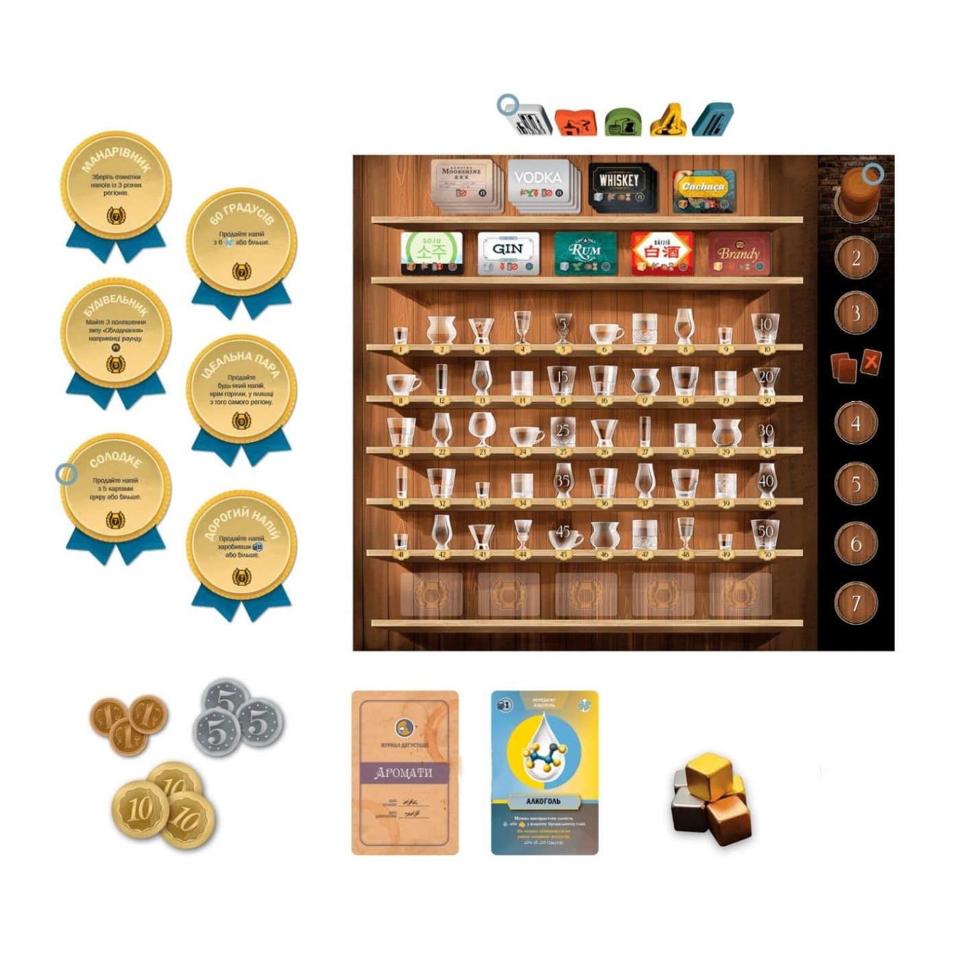 Настольная игра Distilled. Таемници напоив (Distilled. Kickstarter edition) (укр.) (GKCH065DS)