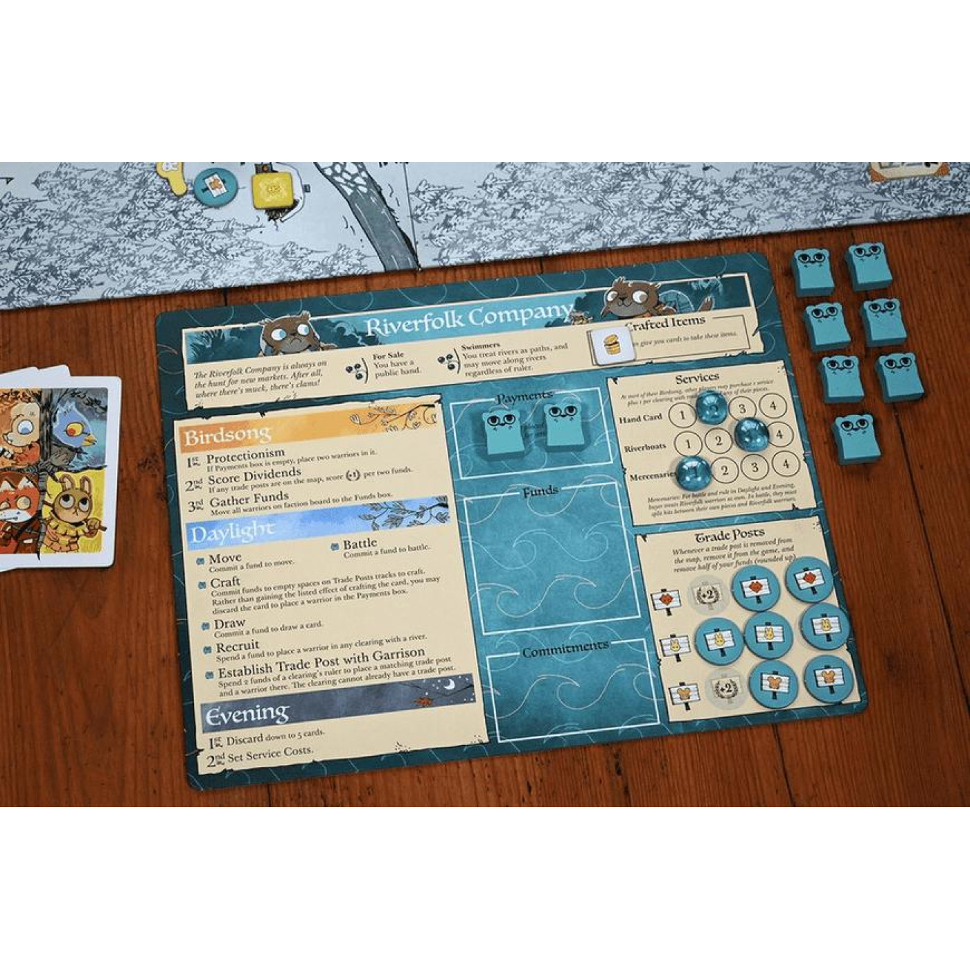 Настольная игра Root: Ричкови народи (Root: The Riverfolk Expansion) (укр.) (kg11983)
