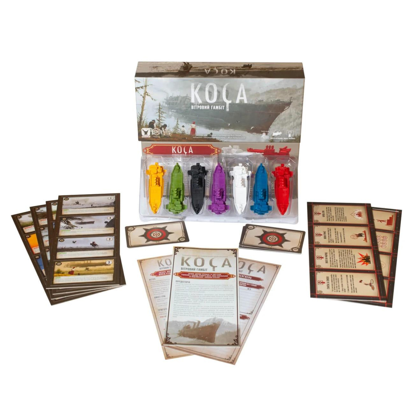 Настольная игра Коса: Витровий гамбит (Серп: Небесный гамбит, Scythe: The Wind Gambit) (укр.) (GKCH013KG)