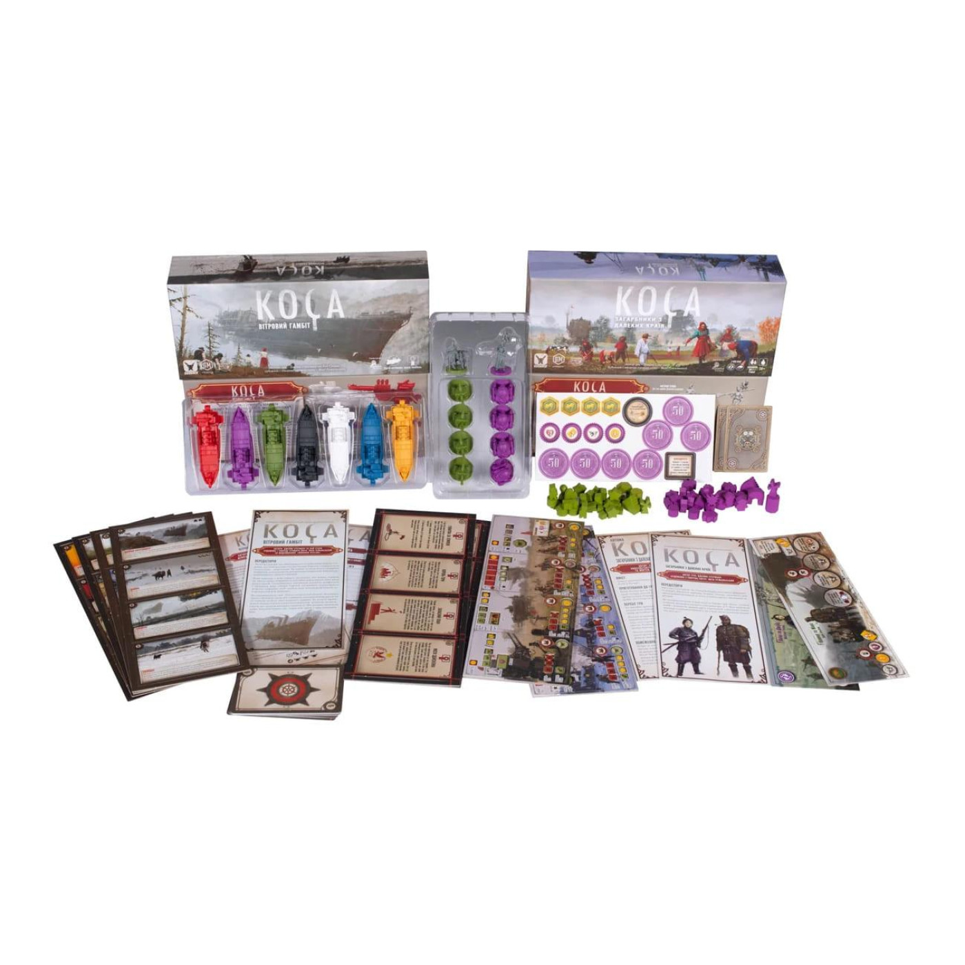 Настольная игра Коса: Витровий гамбит (Серп: Небесный гамбит, Scythe: The Wind Gambit) (укр.) (GKCH013KG)