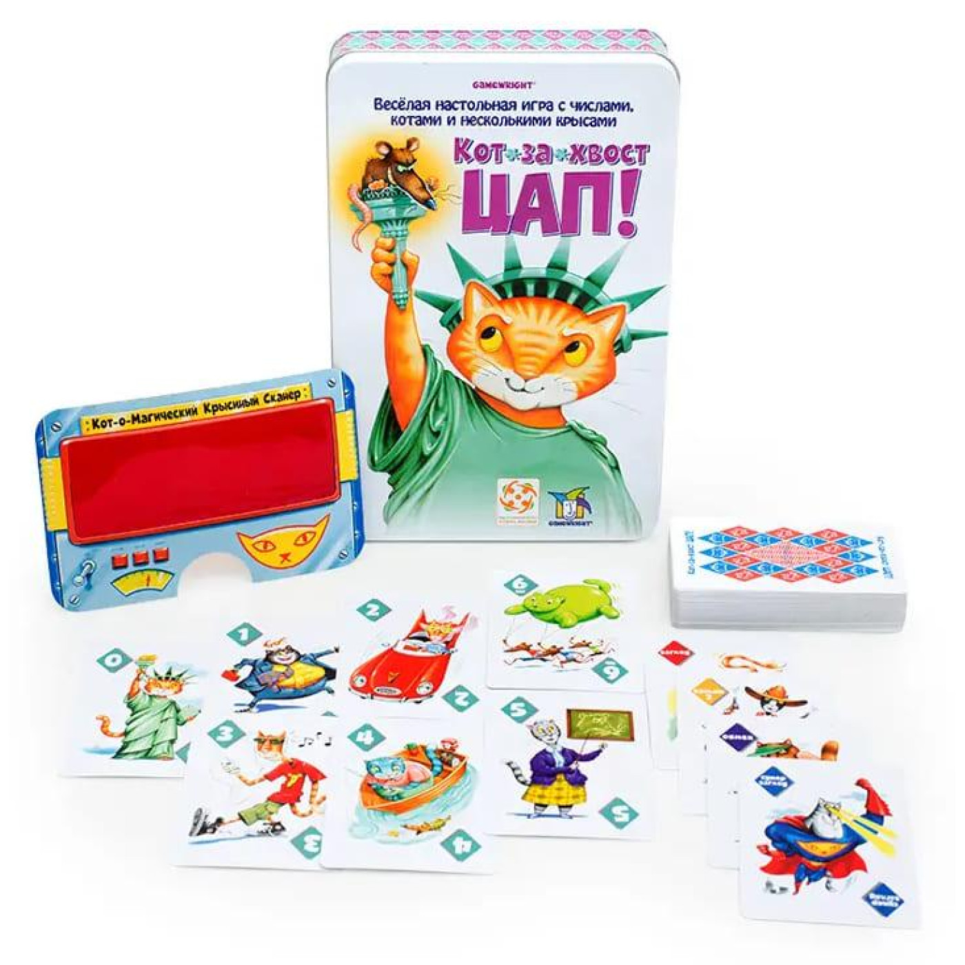 Настільна гра Кот-за-хвост Цап! Делюкс (Rat-a-Tat Cat) (320088)