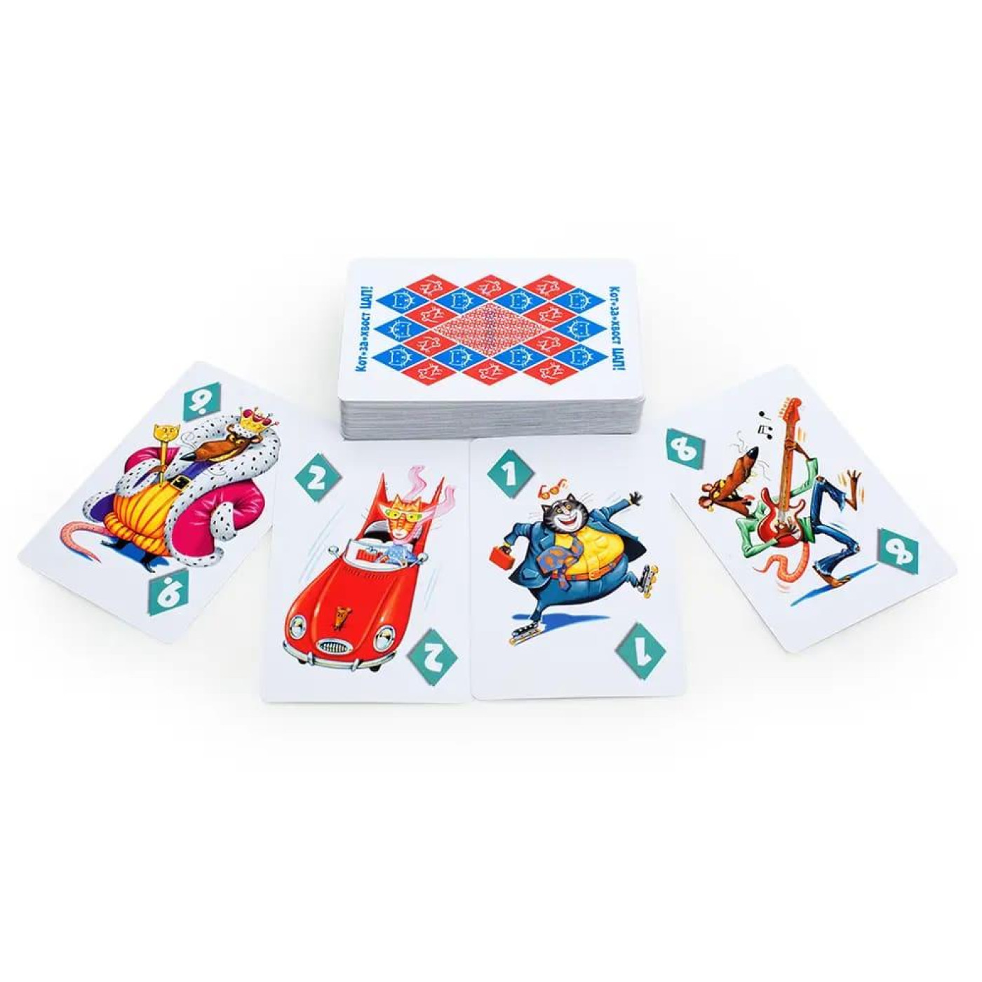 Настільна гра Кот-за-хвост Цап! Делюкс (Rat-a-Tat Cat) (320088)