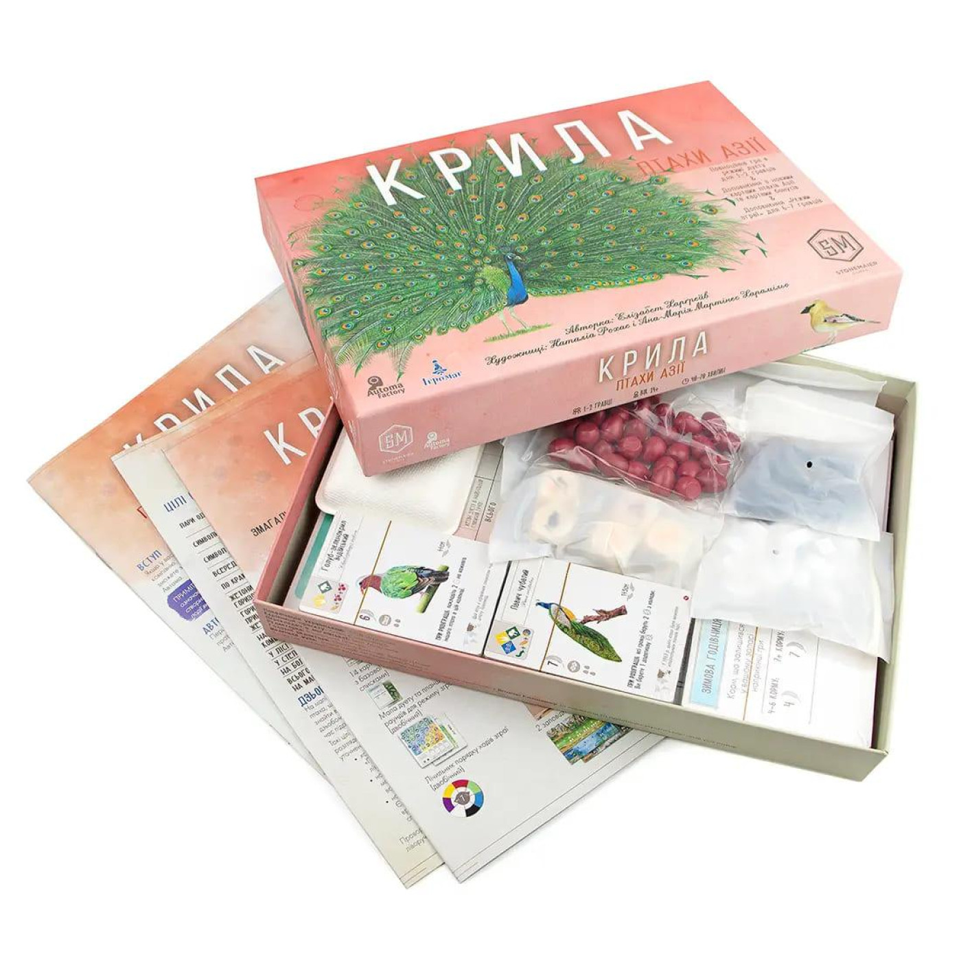 Настольная игра Крила. Птахи Азии (Wingspan: Asia Expansion) (укр.) (6391)