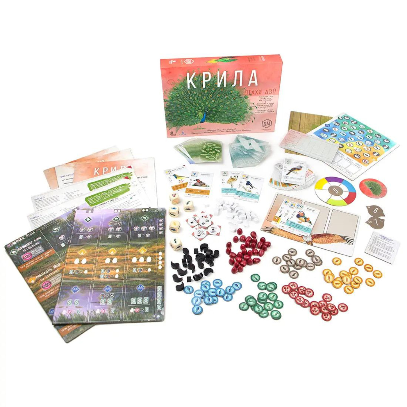Настольная игра Крила. Птахи Азии (Wingspan: Asia Expansion) (укр.) (6391)