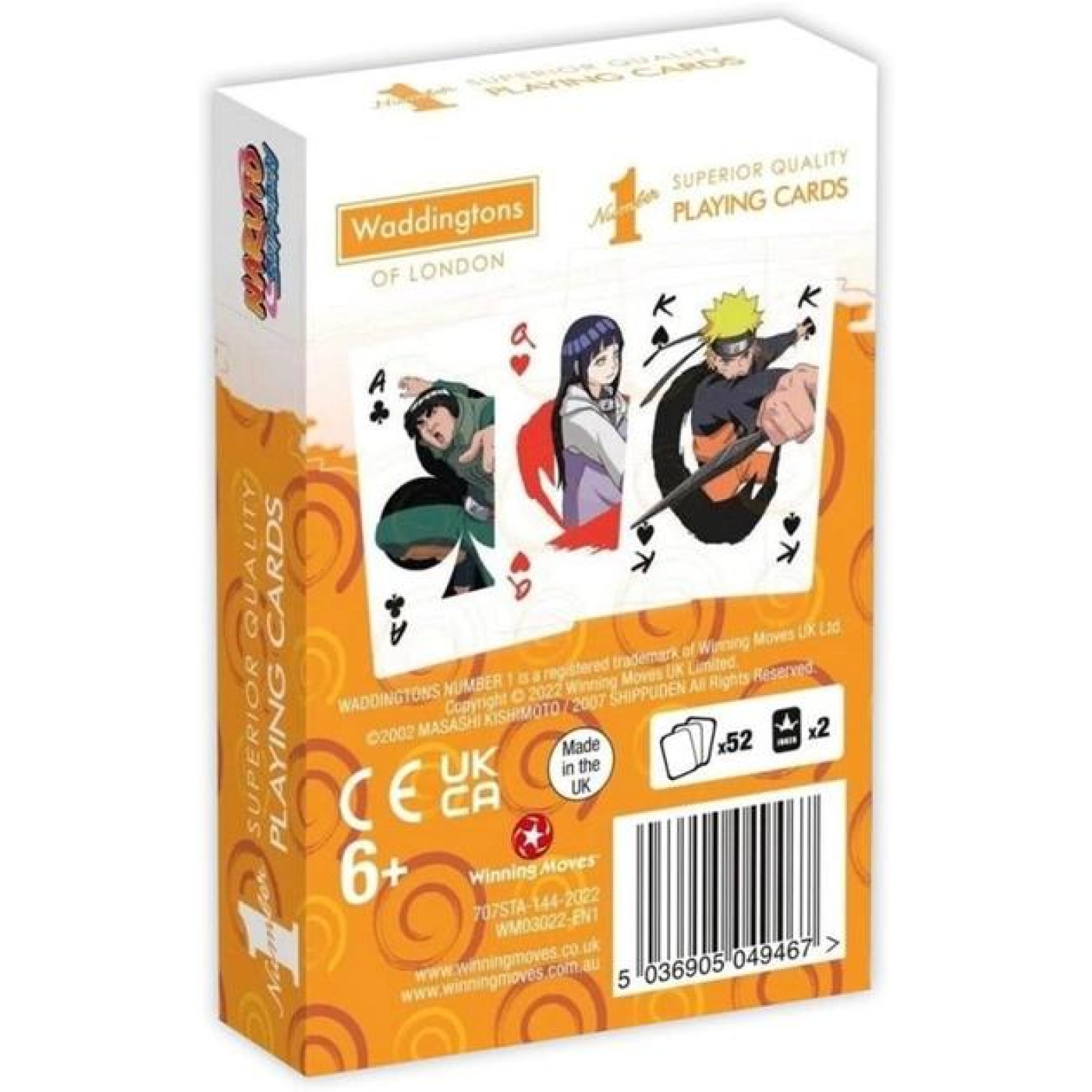 Настольная игра Гральни карти NARUTO SHIPPUDEN (Наруто) (WM03022-EN1-12)