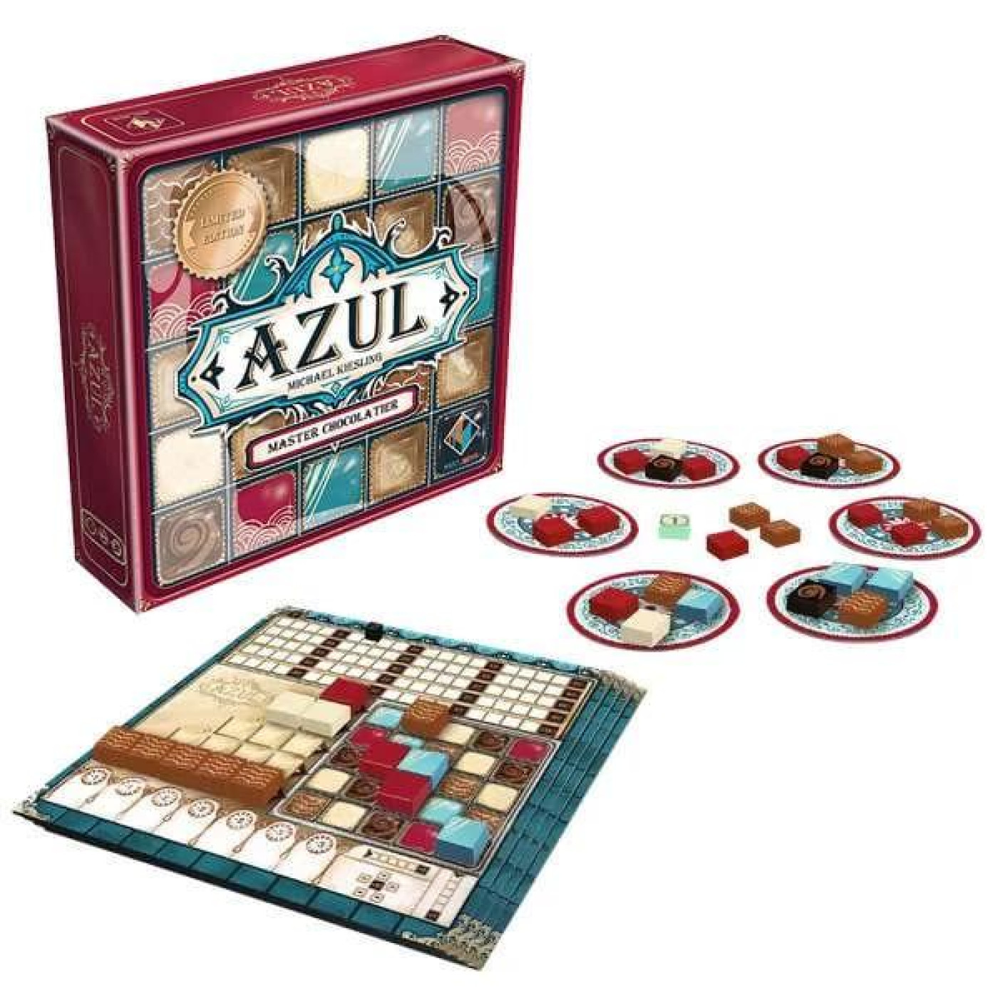 Настольная игра Азул: Майстер Шоколатье (Azul. Master Chocolatier) (англ.) + QR-код на укр. правила (NMG60110EN)