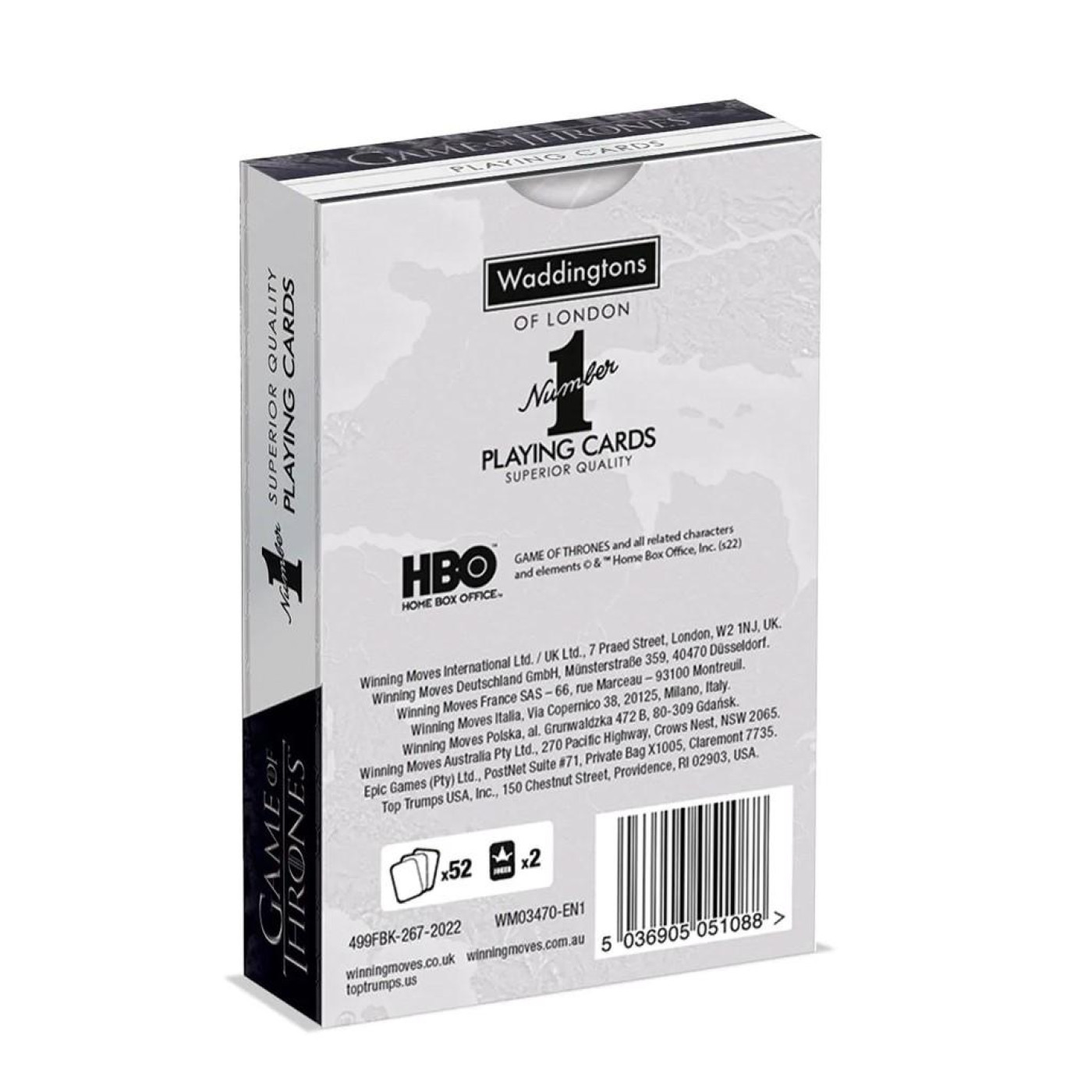 Настольная игра Гральни карти GAME OF THRONES Waddingtons No.1 (Гра Престолив) (WM03470-EN1-12)