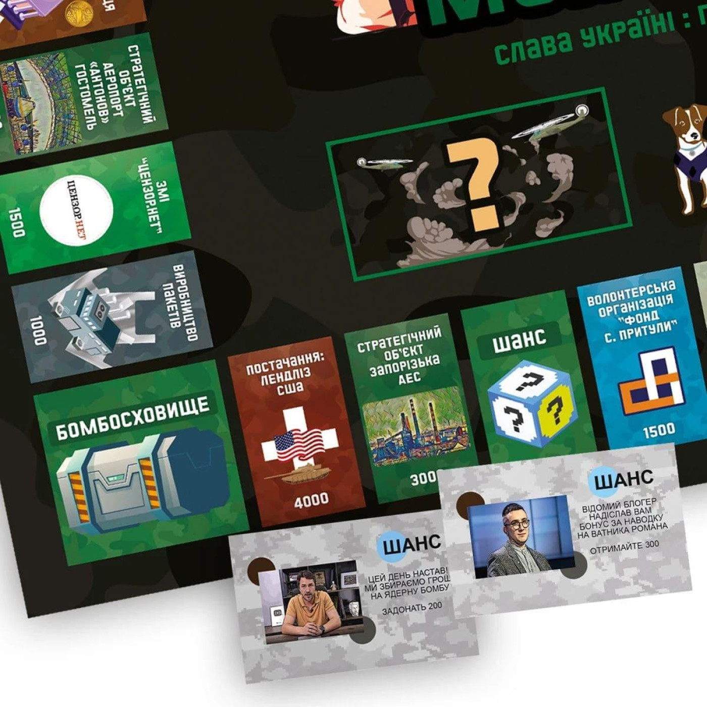 Настольная игра Военная Монополия (улучшенная версия) (укр.) (ВР_ВМПВ)