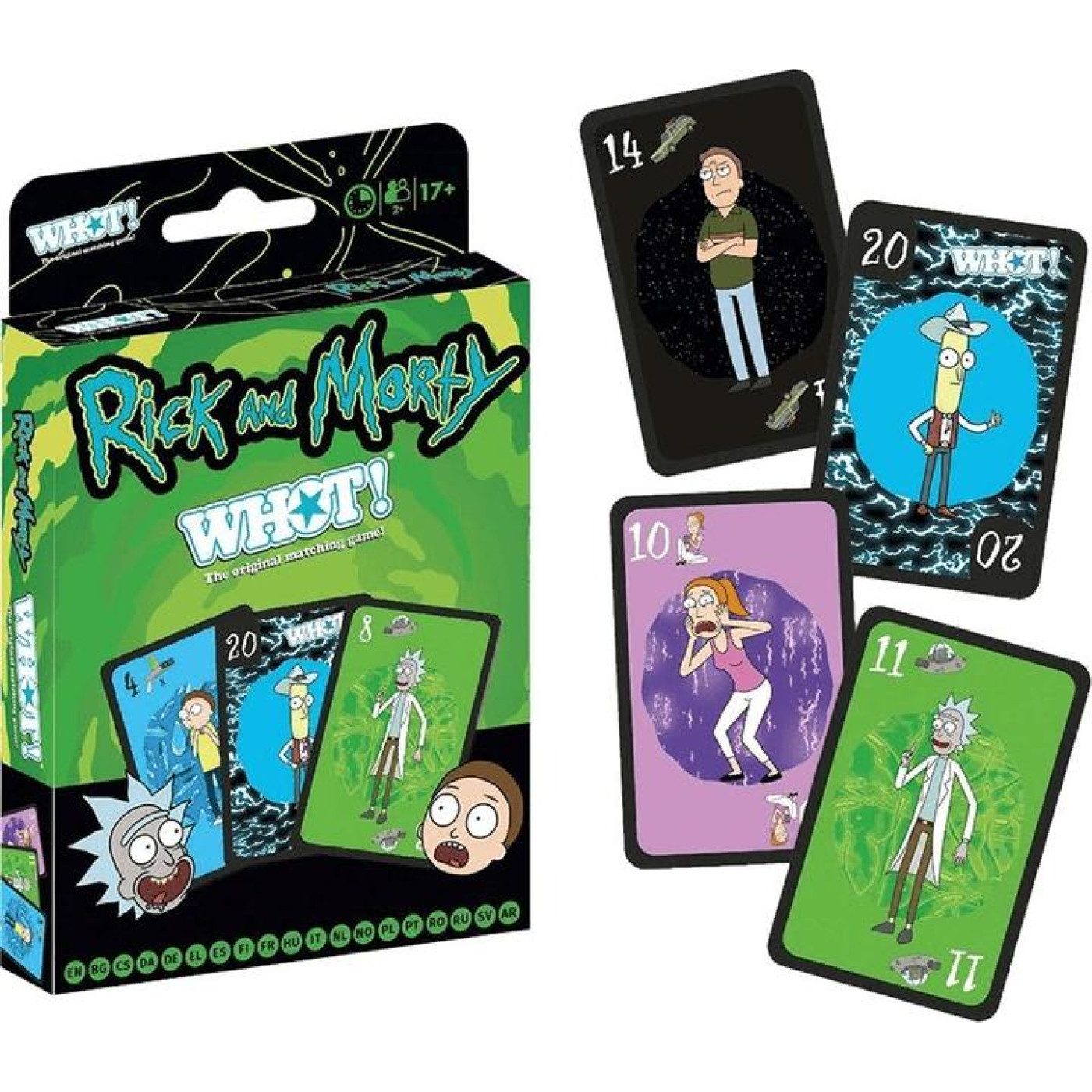 Настольная игра Гральни карти RICK AND MORTY WHOT! Board Game (Рик и Морти) (WM02941-ML1-12)
