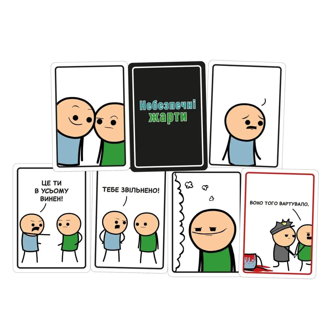 Настільна гра Настільна гра 18+ Мадярочка Небезпечні жарти (Joking Hazard, українська) (220722)