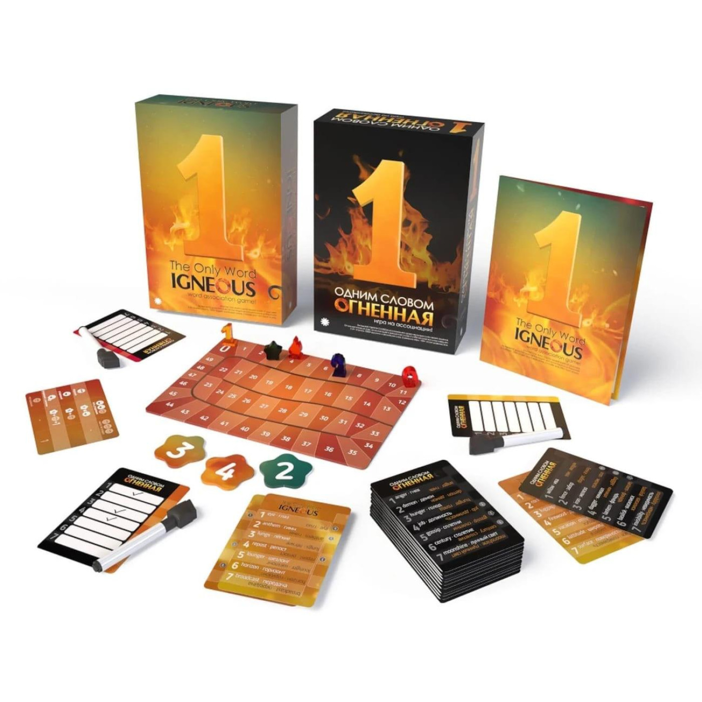 Настільна гра Одним Словом Огненная (The Only Word Igneous) (Э013-2)