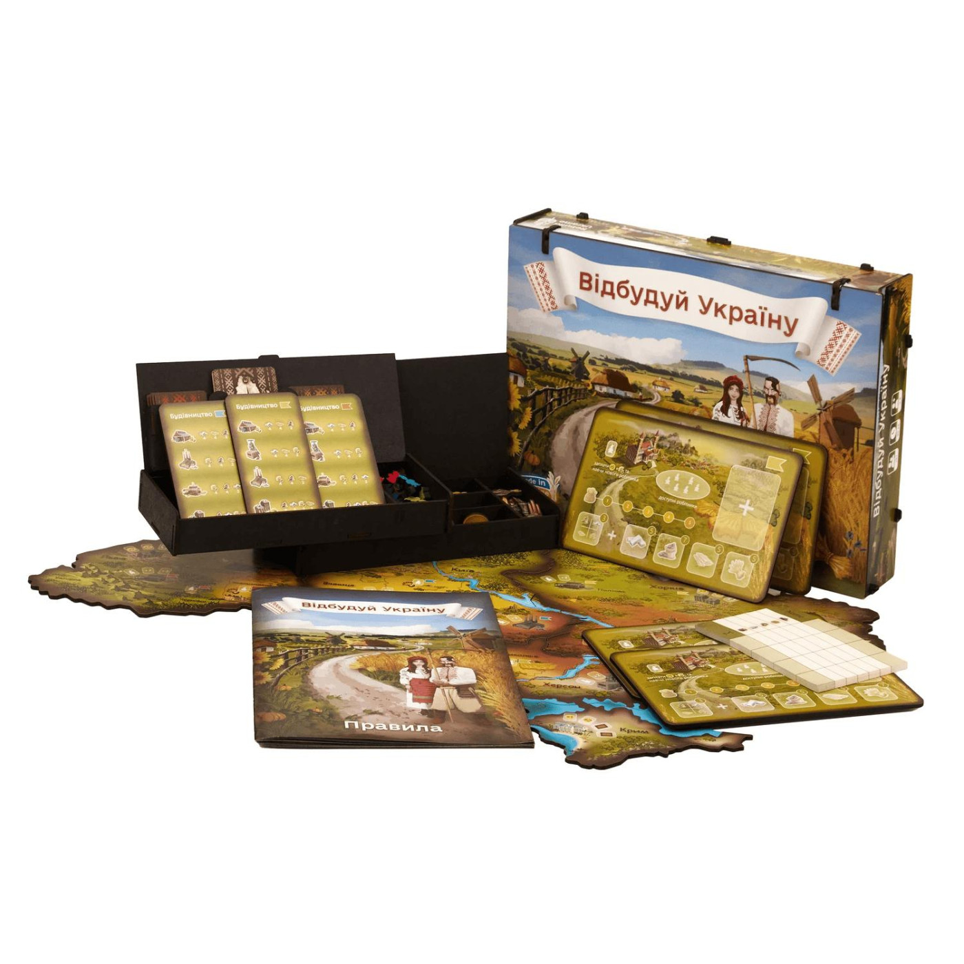 Настольная игра Видбудуй Украину (insh39)
