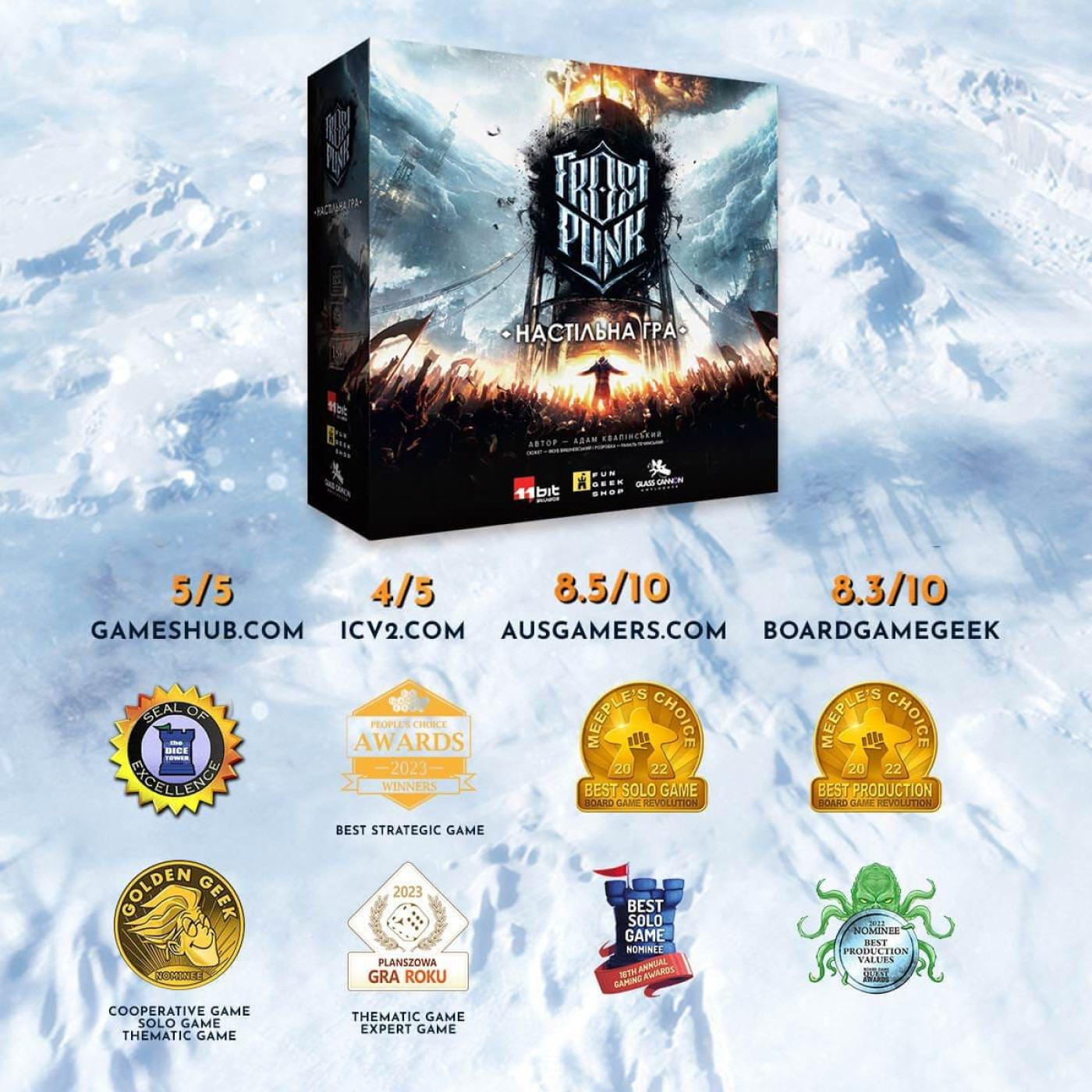 Настольная игра Frostpunk The Board Game (UA) (FGKS001)