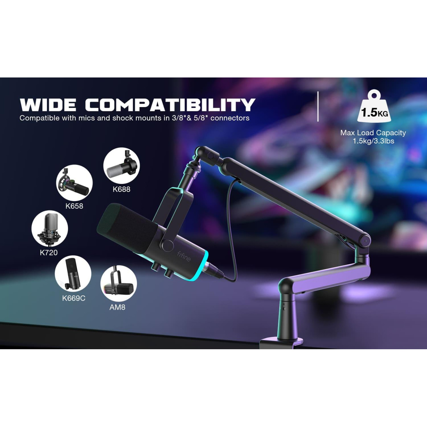 Стійка-пантограф Fifine BM88 Black