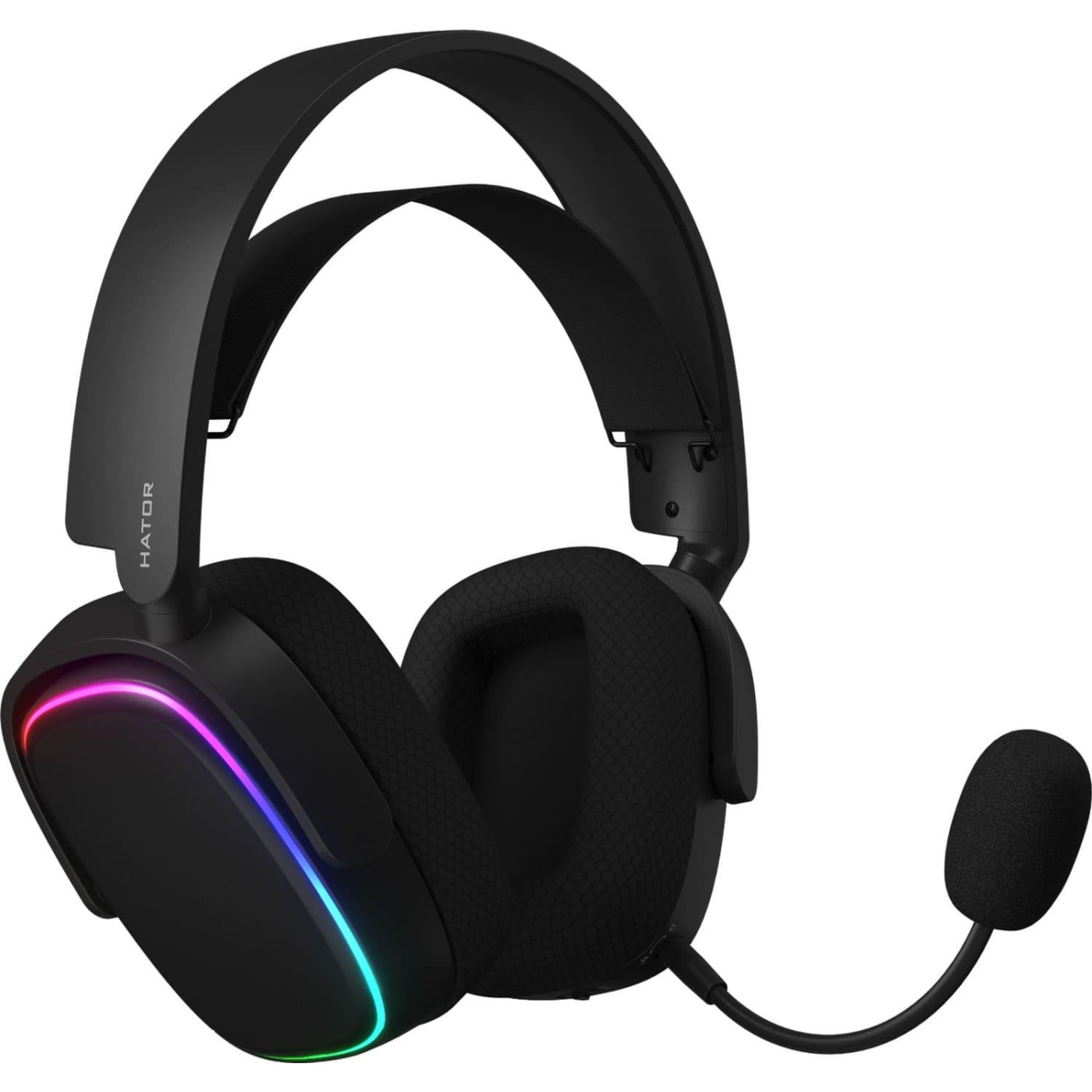 Комплект (НТК-001) чорний: Гарнитура Phoenix 7.1 RGB (HTA-842)  + Миша HATOR Stellar PRO (HTM-540) U1