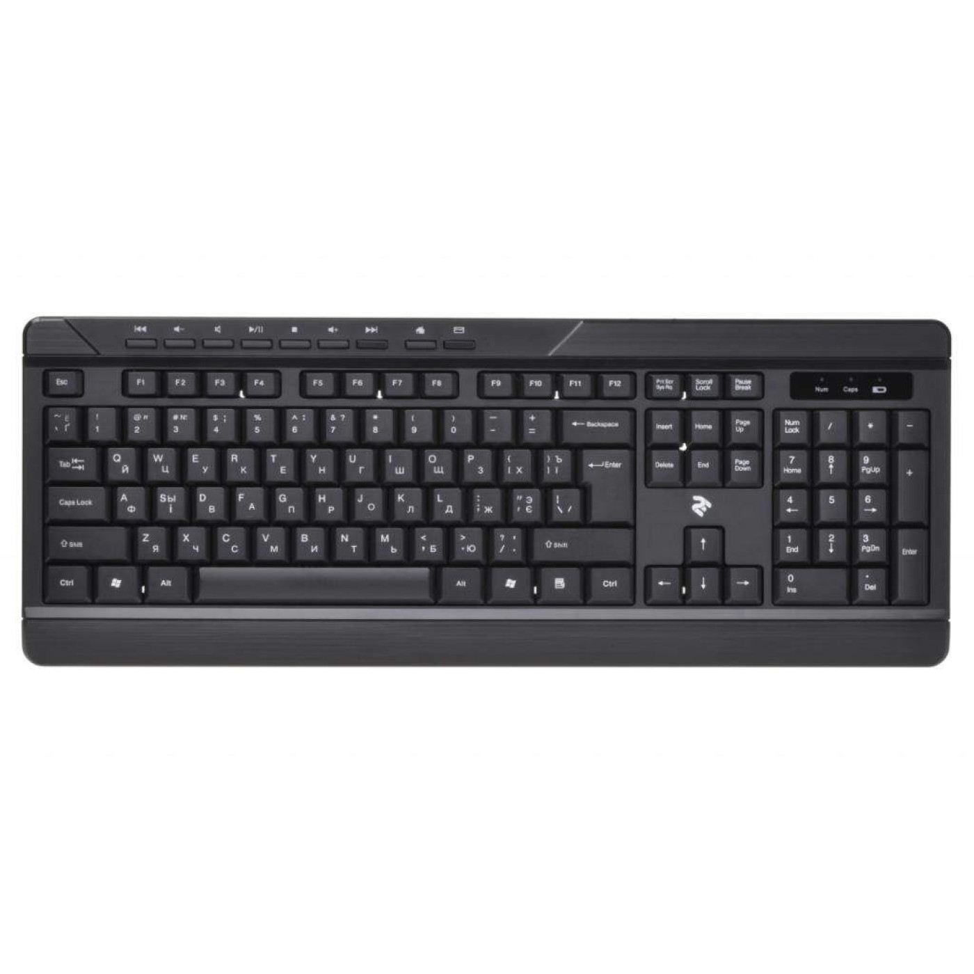 Комплект (клавиатура + мышь) 2E MK410 Black (2E-MK410MWB)