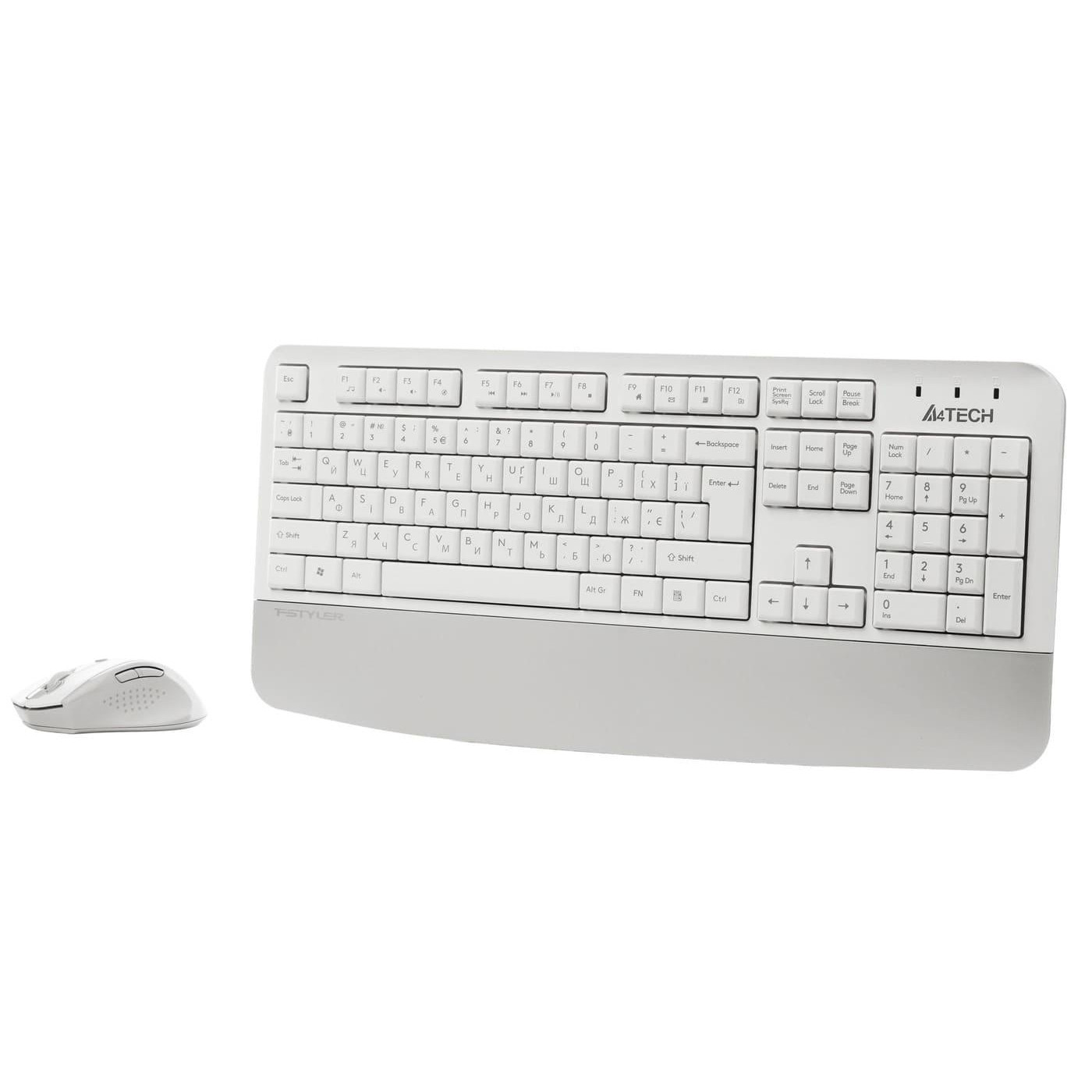 Комплект (Клавіатура та миша) A4Tech Fstyler FG2500S Plus White (FG2500S Plus (White))