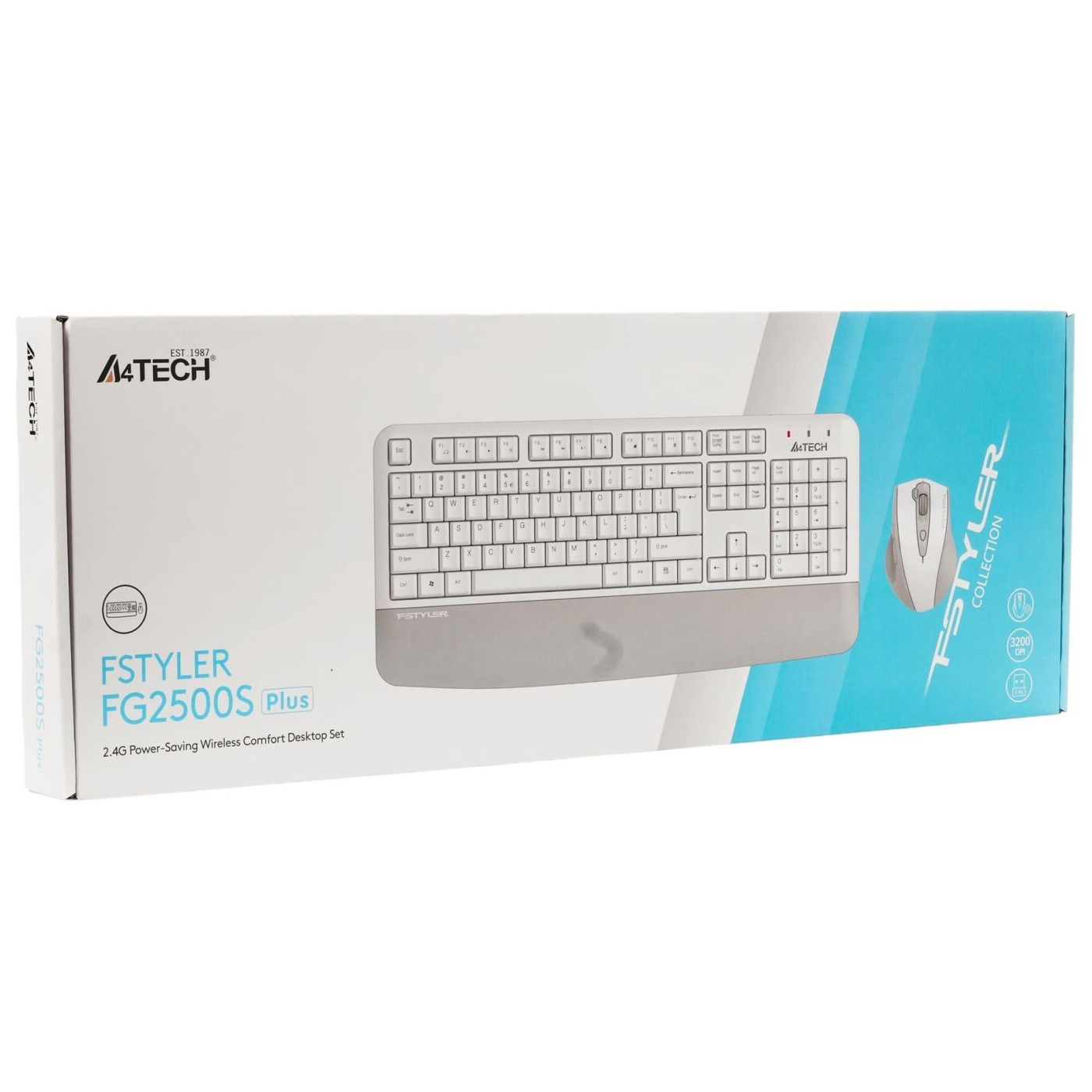 Комплект (Клавіатура та миша) A4Tech Fstyler FG2500S Plus White (FG2500S Plus (White))