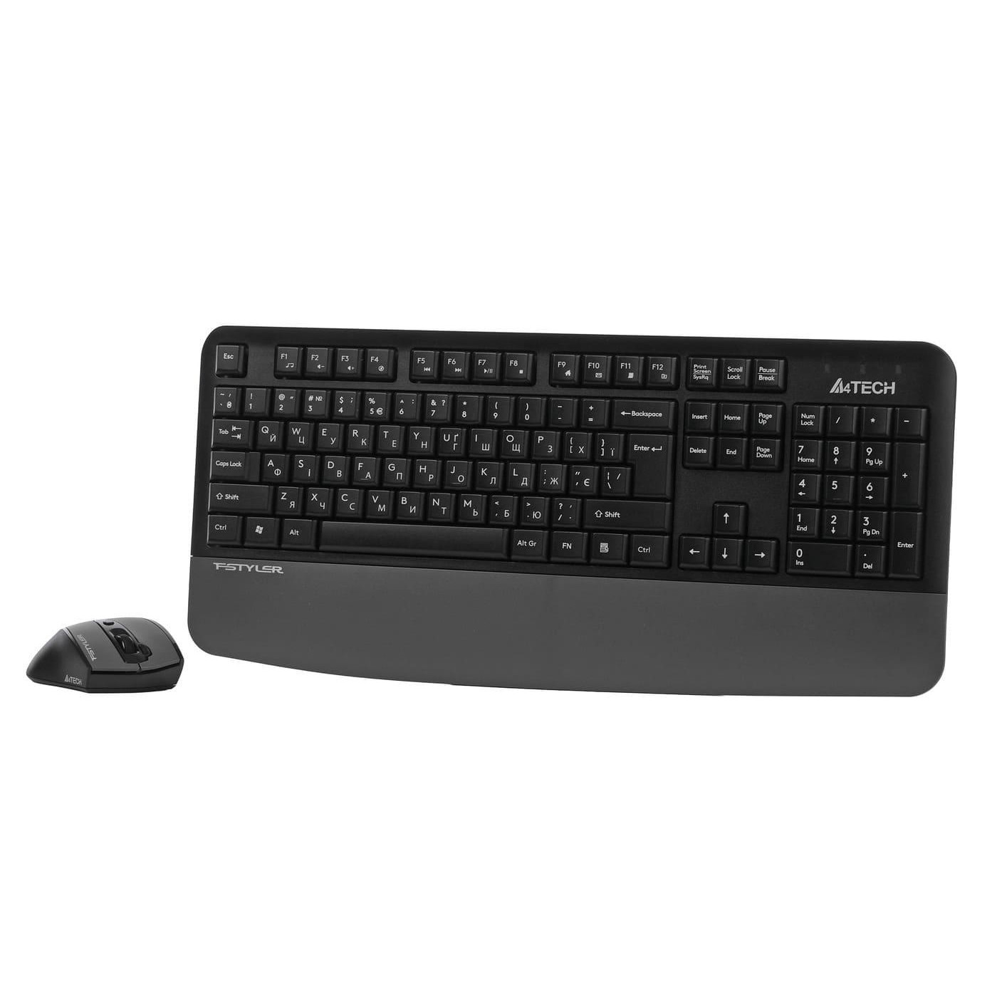 Комплект (Клавіатура та миша) A4Tech Fstyler FG2500S Plus Grey (FG2500S Plus (Grey))