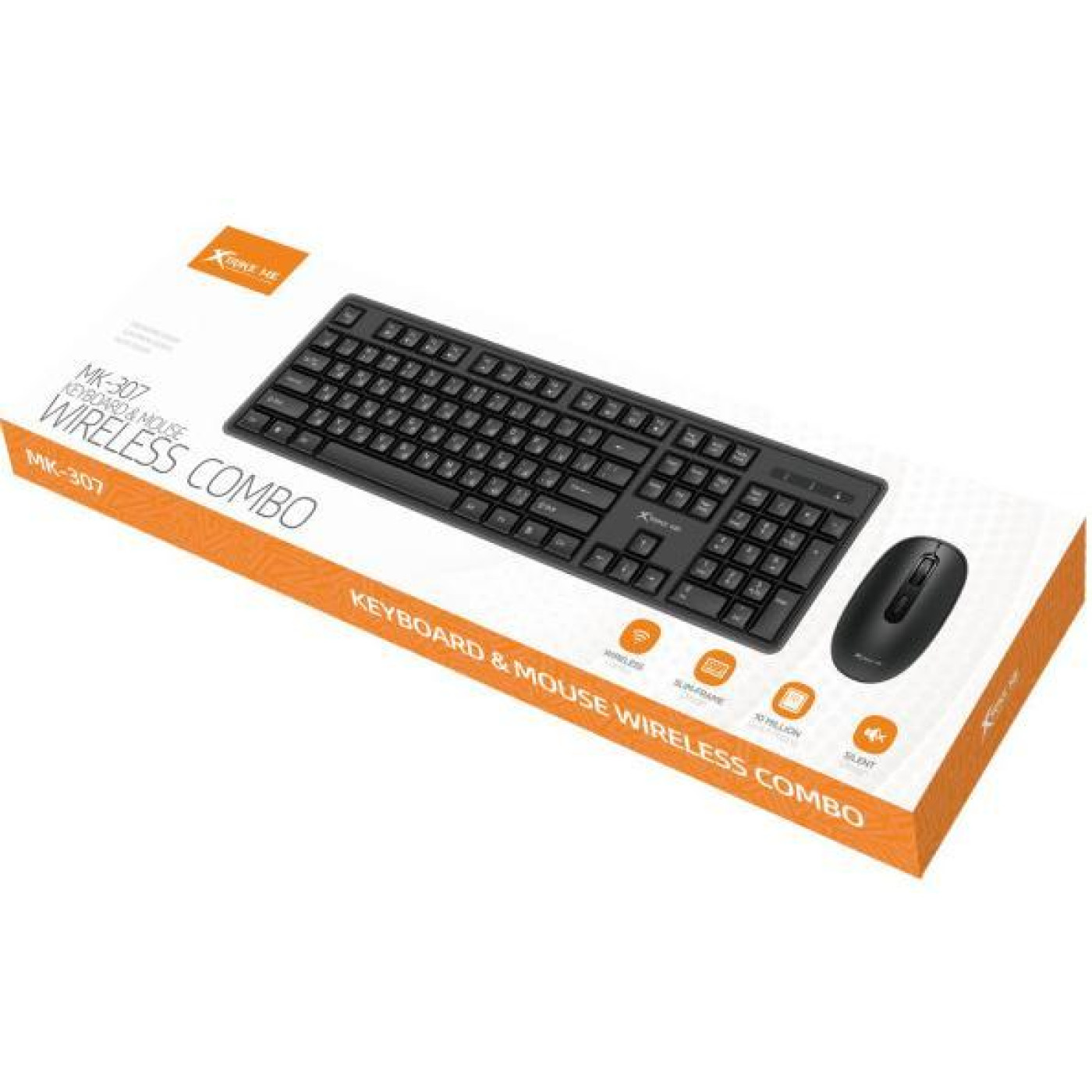 Комплект (Клавіатура та Миша) XTRIKE ME MK-307 UA Black (MK-307UA)