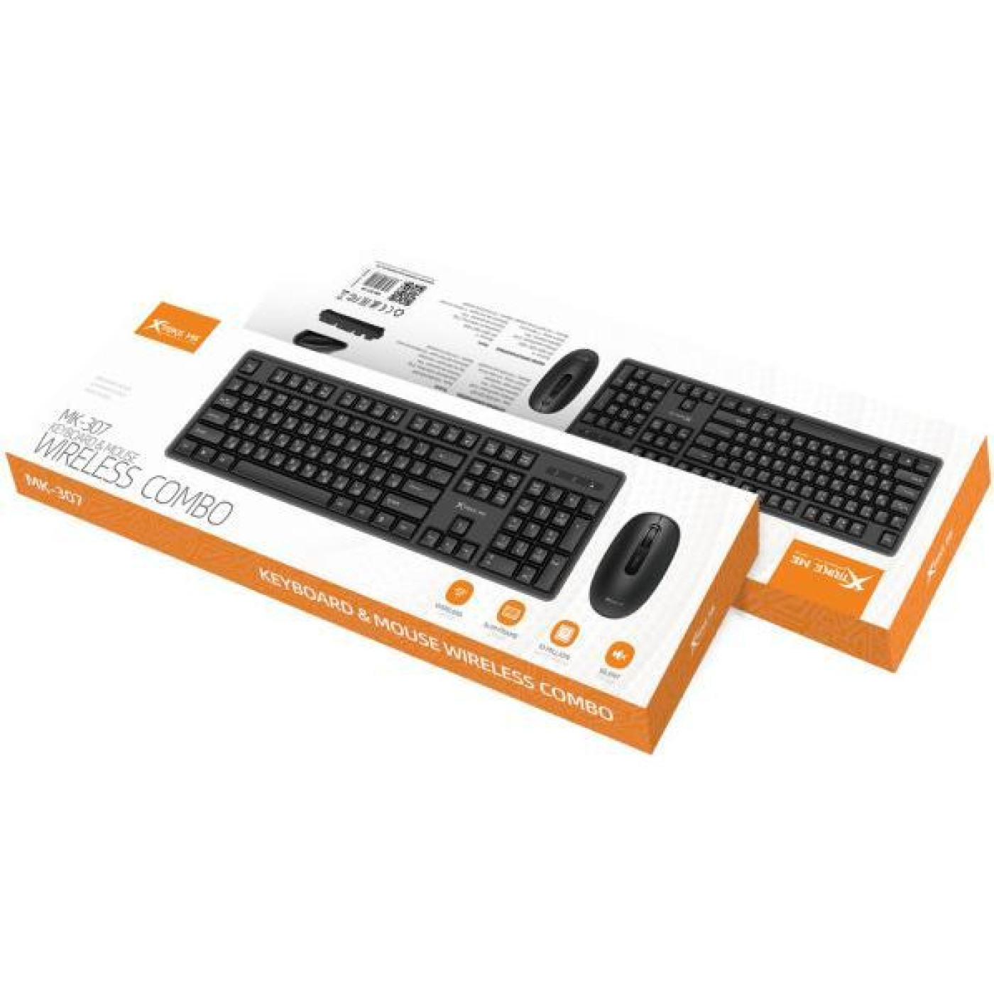 Комплект (Клавіатура та Миша) XTRIKE ME MK-307 UA Black (MK-307UA)