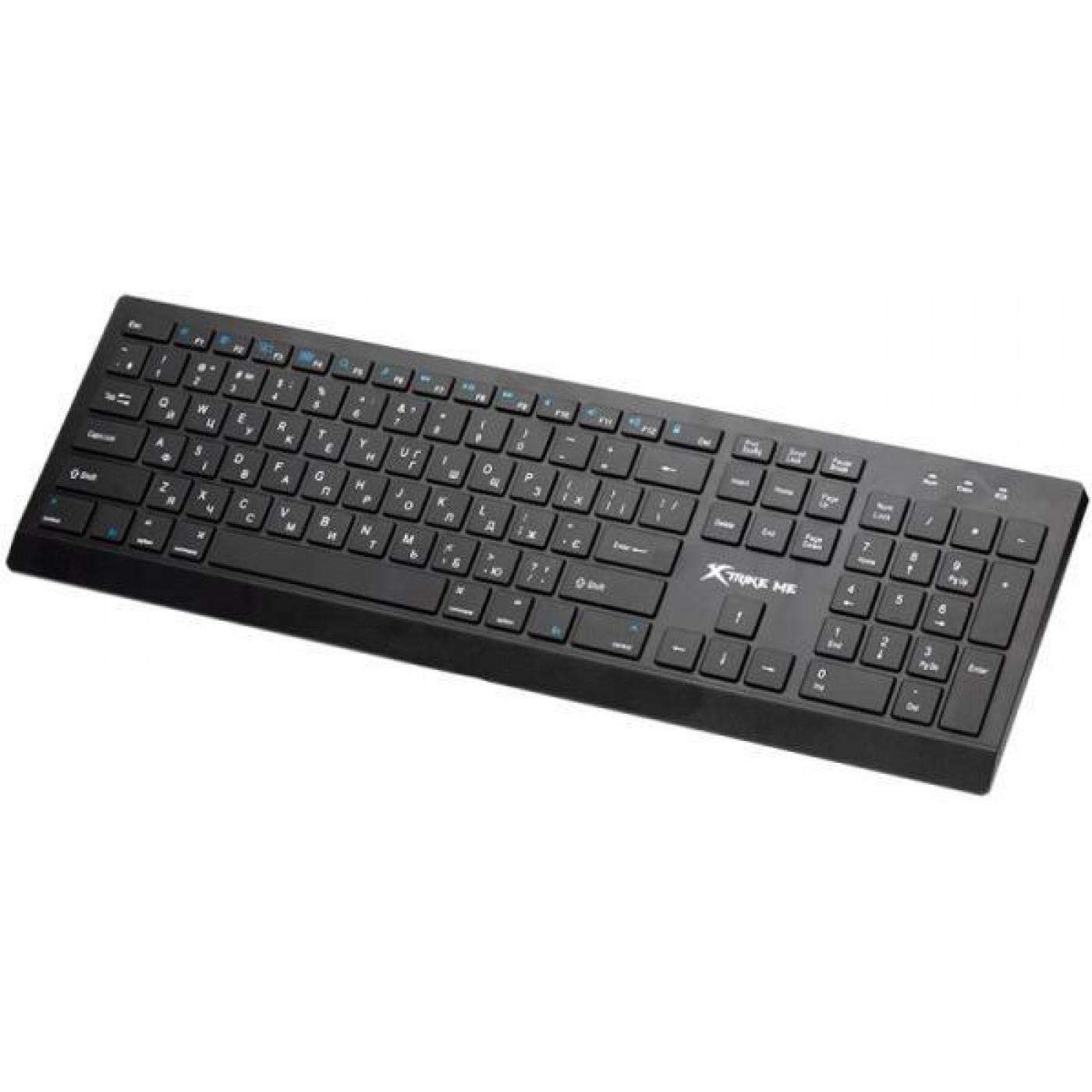 Комплект (Клавиатура и Мышь) XTRIKE ME MK-208W UA Black (MK-208WUA)
