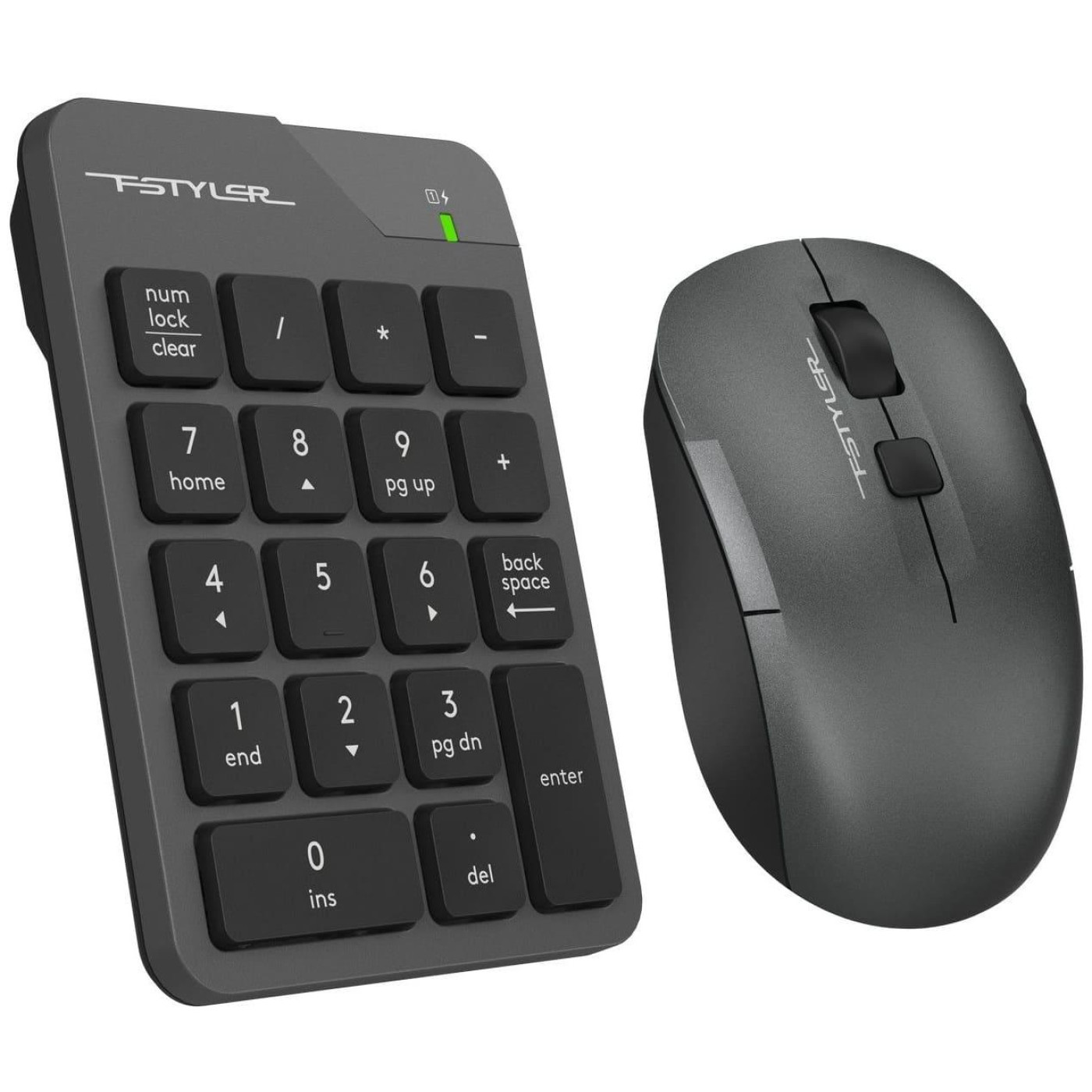 Комплект (Клавіатура та миша) A4Tech FG1600C Air2 Grey (FG1600C Air2 (Grey))