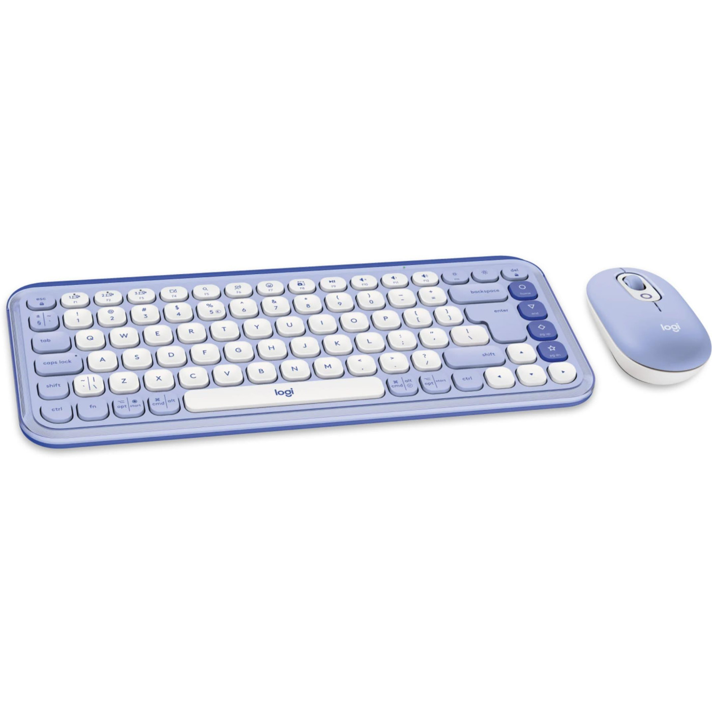Комплект (Клавиатура и мышь) Logitech Pop Icon Combo Lilac (920-013078)