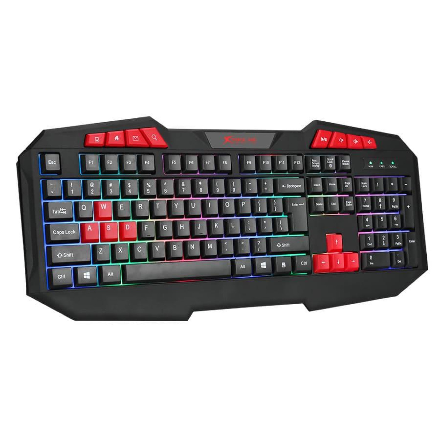 Комплект (клавиатура + мышь) Xtrike ME MK-503 USB, Black, подсветка RGB, Gaming, кабель 1.5м (6932391922088)