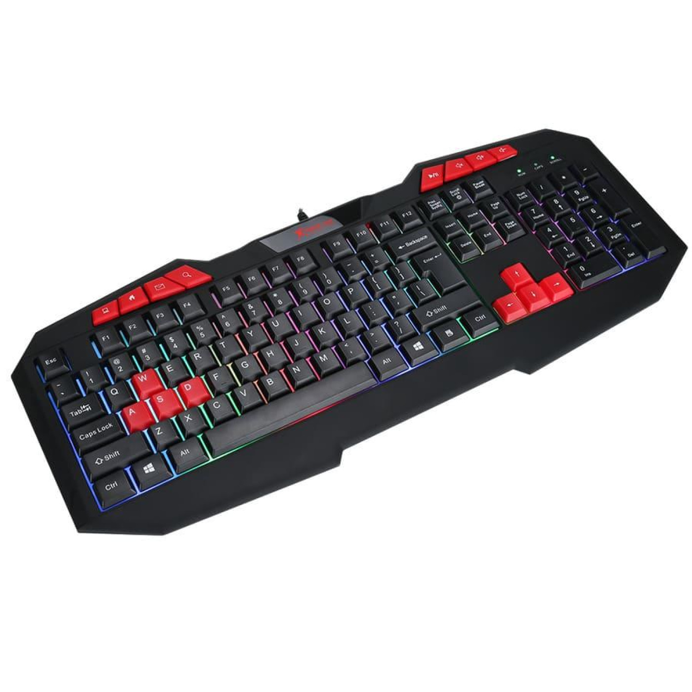 Комплект (клавиатура + мышь) Xtrike ME MK-503 USB, Black, подсветка RGB, Gaming, кабель 1.5м (6932391922088)