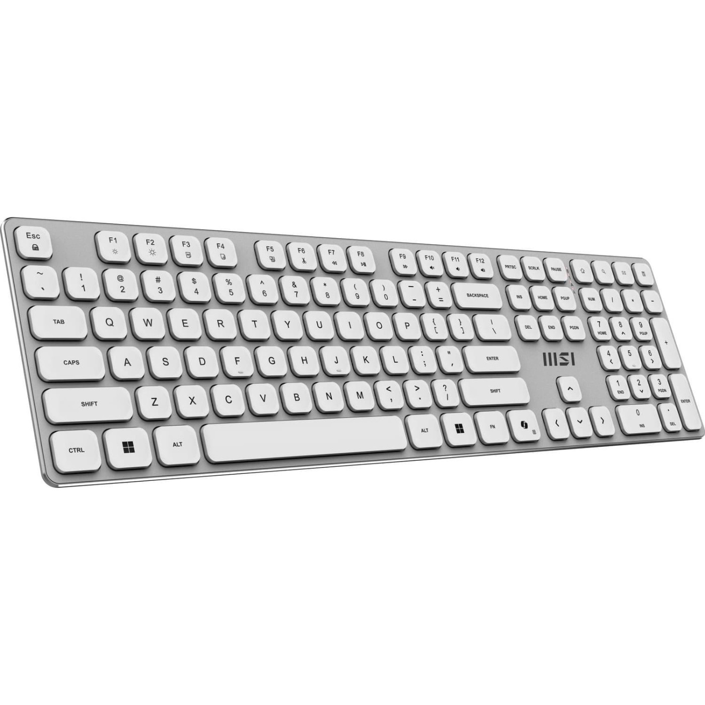 Комплект (клавіатура та миша) MSI K210 W White