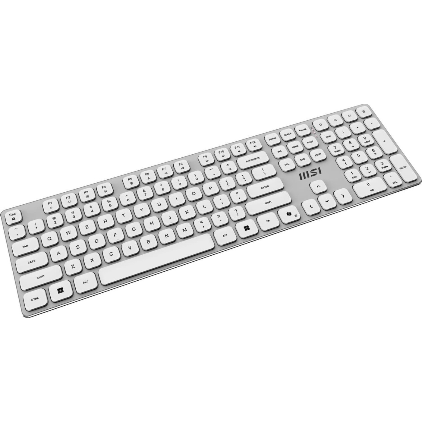 Комплект (клавіатура та миша) MSI K210 W White
