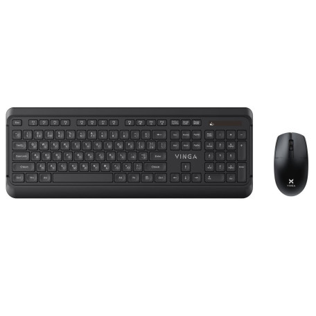Комплект (Клавіатура та миша) Vinga KBSW-110 Wireless (KBSW-110) Black (KBSW-110 Black)