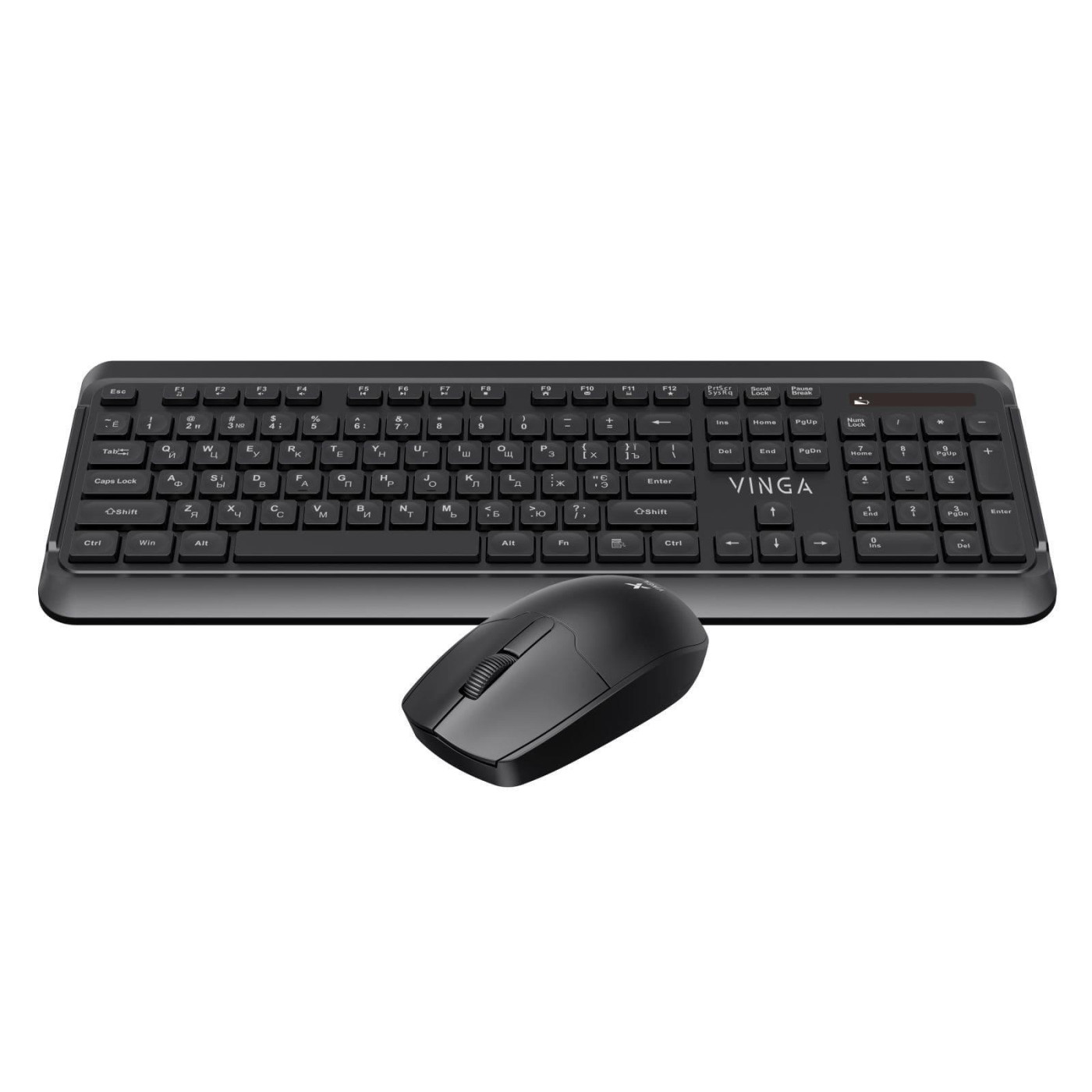 Комплект (Клавіатура та миша) Vinga KBSW-110 Wireless (KBSW-110) Black (KBSW-110 Black)