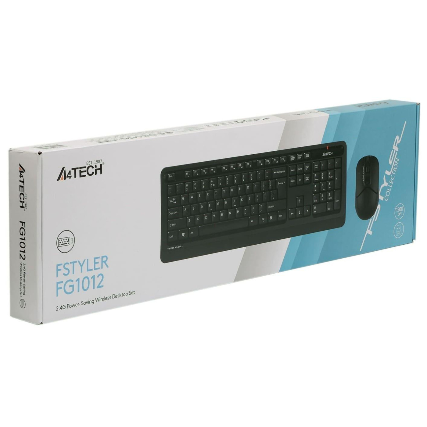 Комплект (Клавіатура та миша) A4Tech FG1012 Fstyler Wireless Black (FG1012 (Black))