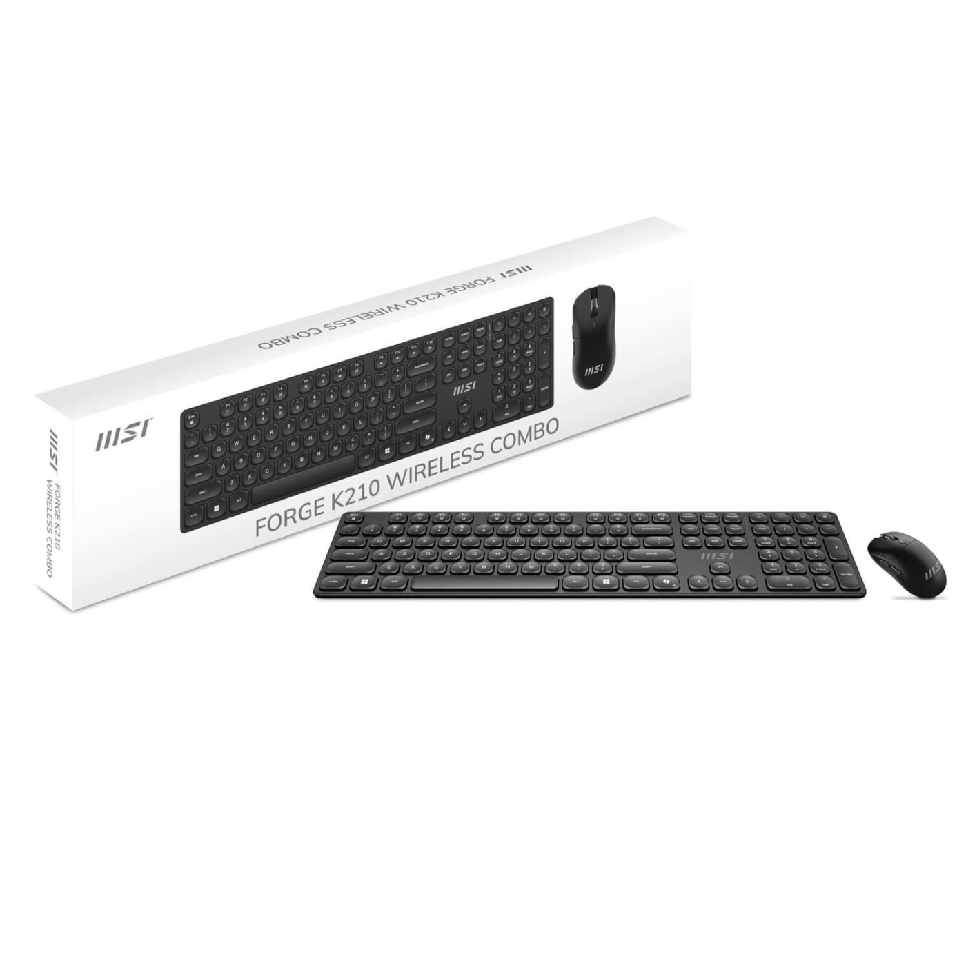 Комплект (Клавіатура та миша) MSI K210 Black (FORGE K210 W COMBO UA)