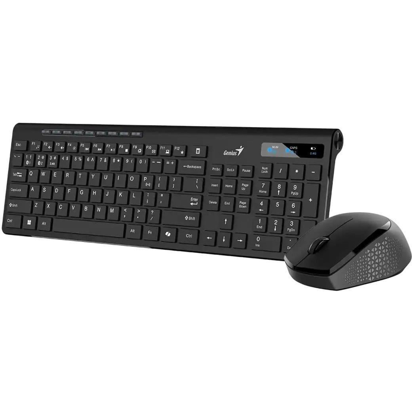 Комплект (Клавiатура та миша) Genius SlimStar 8230 Wireless Black UKR BT+2.4GHz