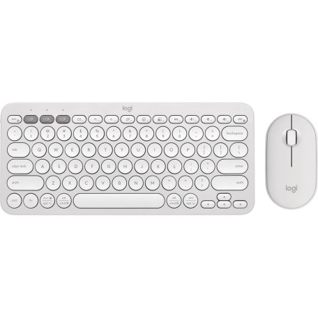 Комплект (Клавиатура и мышь) Logitech Pebble 2 Combo Tonal UA White (920-012240)