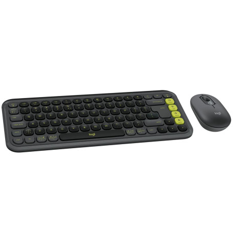 Комплект (Клавиатура и мышь) Logitech Pop Icon Combo Graphite (920-013156)