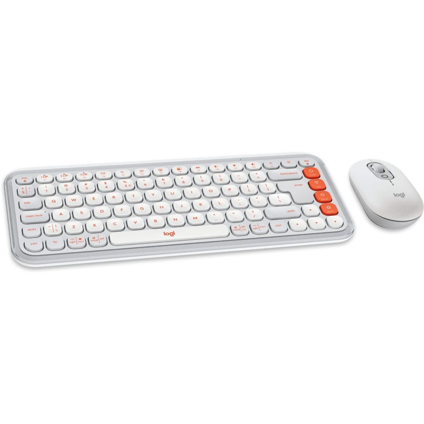 Комплект (Клавиатура и мышь) Logitech Pop Icon Combo Off-White (920-013141)