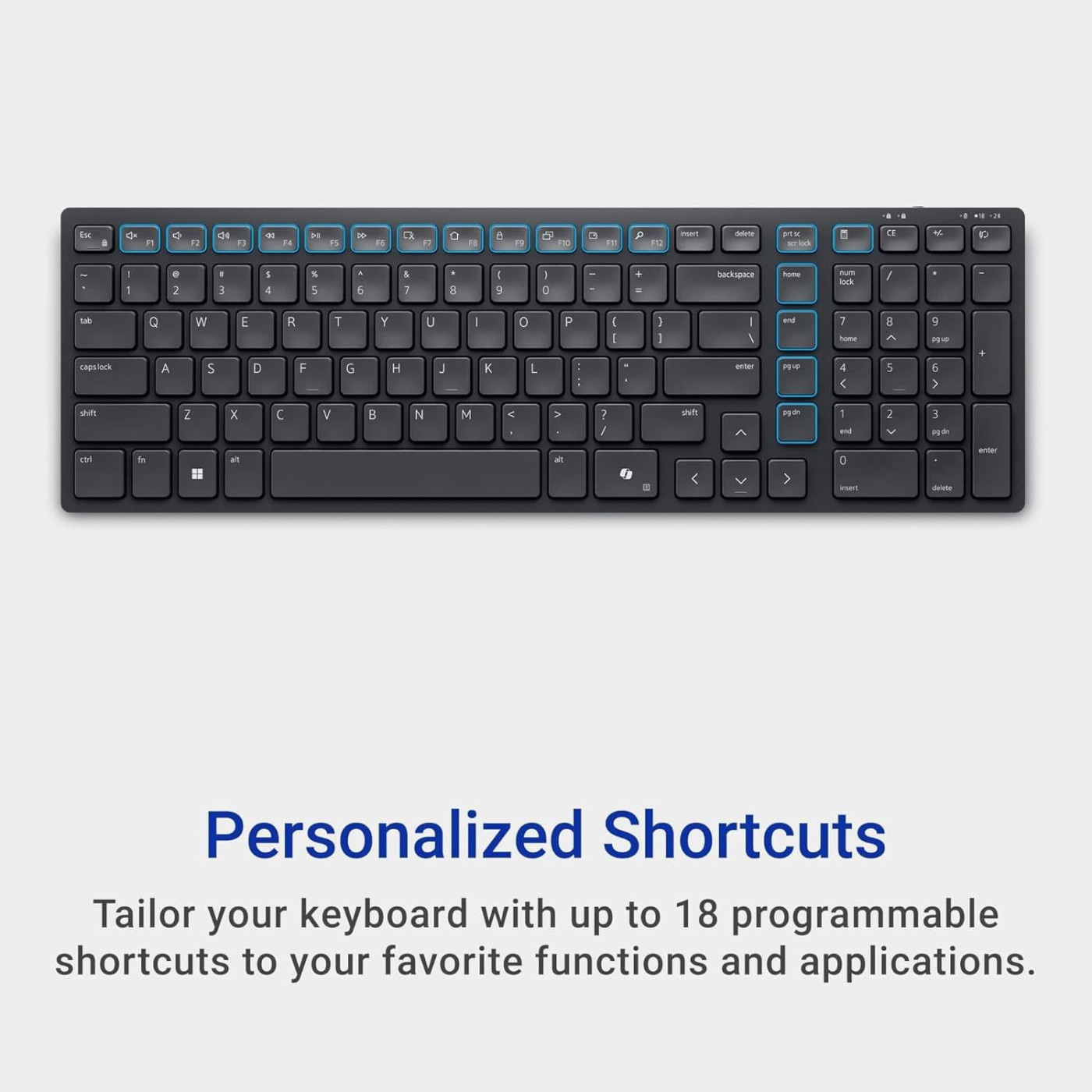 Комплект (Клавиатура и Мыша) Dell Pro Compact Silent KM555 UA