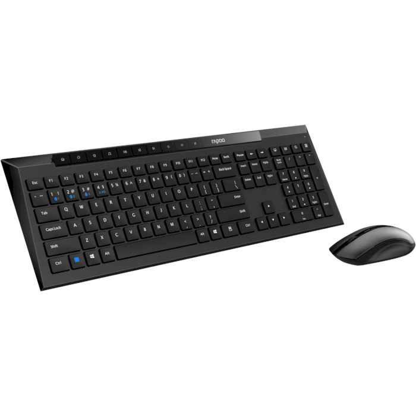 Комплект (клавиатура + мышь) Rapoo 8210M wireless, черный (8210M black)